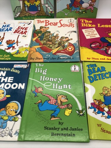 Lot 8 Berenstain Bears I can Read Beginner Books Bear Scouts Bike Lesson + - Picture 3 of 11