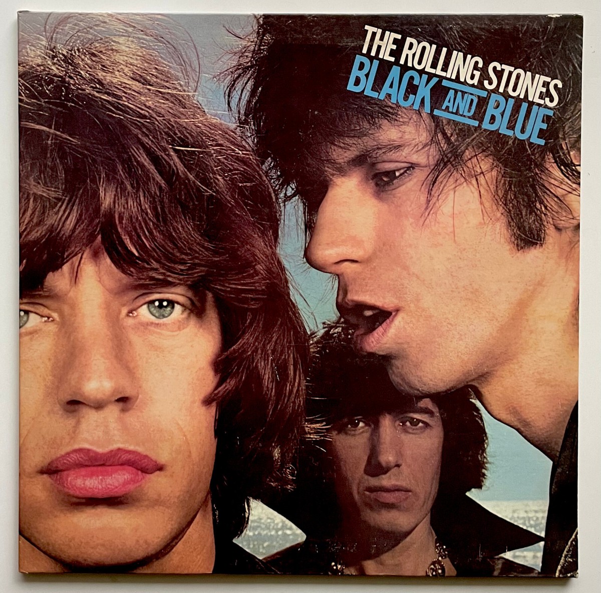 Vtg 1976 ROLLING STONES Album BLACK AND BLUE Record 1ST PRESSING