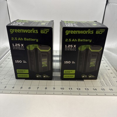 GreenWorks LB6025 2.5 Ah Li-Ion 60V Battery