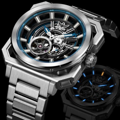 Yelang Men Automatic  Watch Japan Mov't  Luminous Date Day WR100M Hollow
