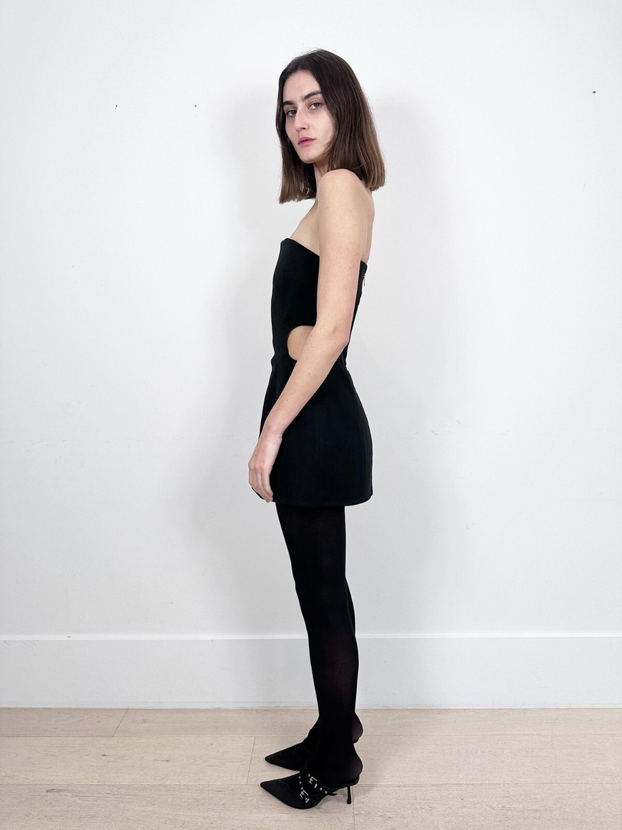 georgia alice lucia strapless cutout crepe mini dress Georgia Alice Lucia Mini Dress