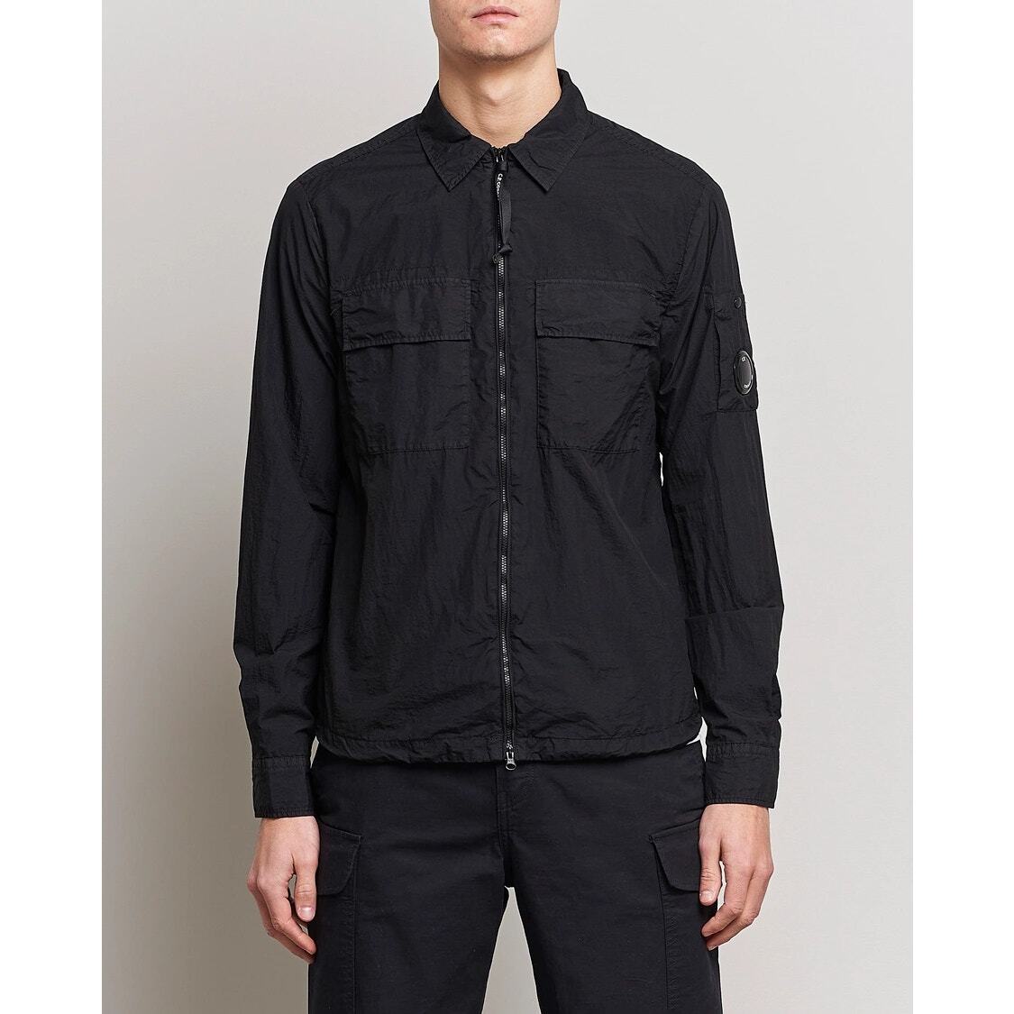NWT C.P. Company Taylon L Nylon Long Sleeve Full Zip Shirt 