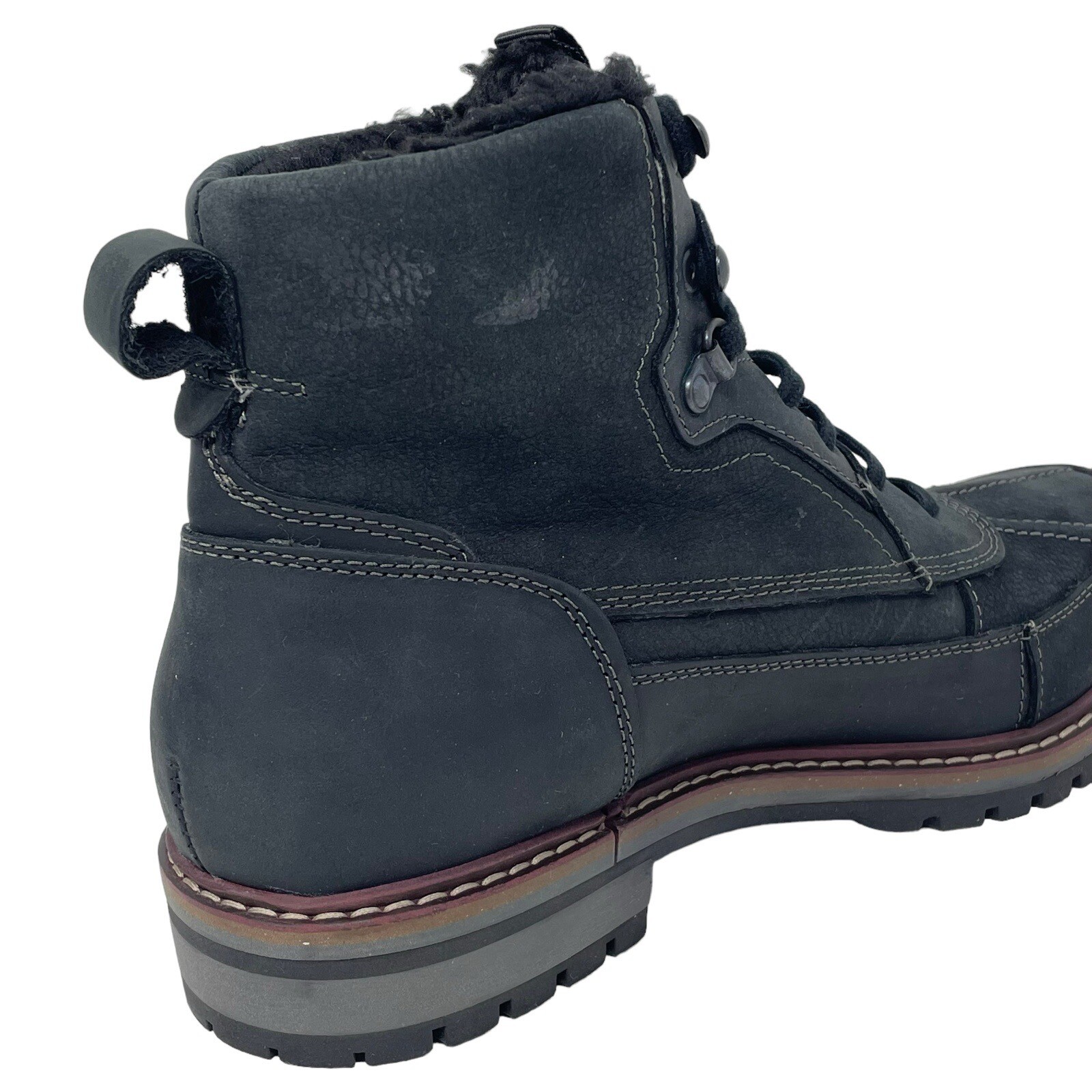 Alpine Design Men's Polvere Cold Weather Size 8.5 Leather Ortholite Boots Black eBay