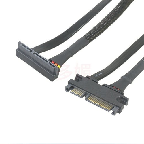 SATA 3.0 Data Power Combo Extension Cable 7 +15 Pin Male to Female Serial - Picture 5 of 9