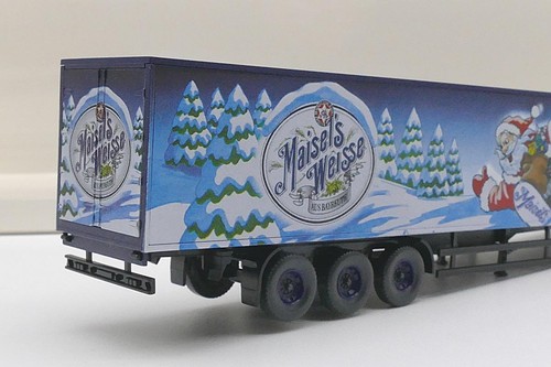 D027 WIKING CAMIÓN 3 ejes remolque maleta Maisel ́s blanco Bayreuth NUEVO EMBALAJE ORIGINAL 5380655 - Imagen 3 de 4