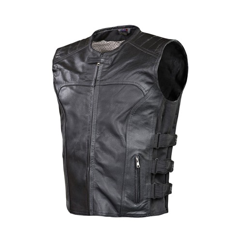 Moto Harley Casual Uomo Moto pelle Bovina Nuovo Gilet Cappotto | eBay