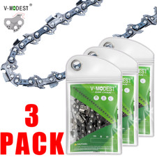 3PACK 18" Chainsaw Chain For OREGON CS1500 Corded Chainsaw 3/8"LP .050" 62DL