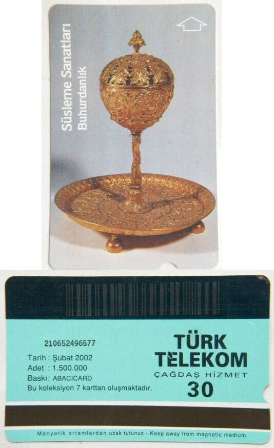 Turkey Phone Card - Süsleme Sanatlari