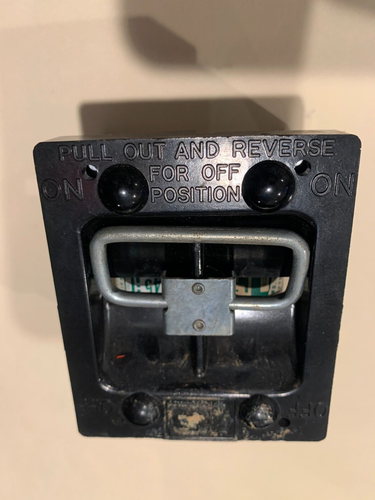 CUTLER HAMMER 60A PANEL DE FUSIBLES EXTRAÍBLE EN BLANCO **PESTAÑA ANCHA - Imagen 2 de 4