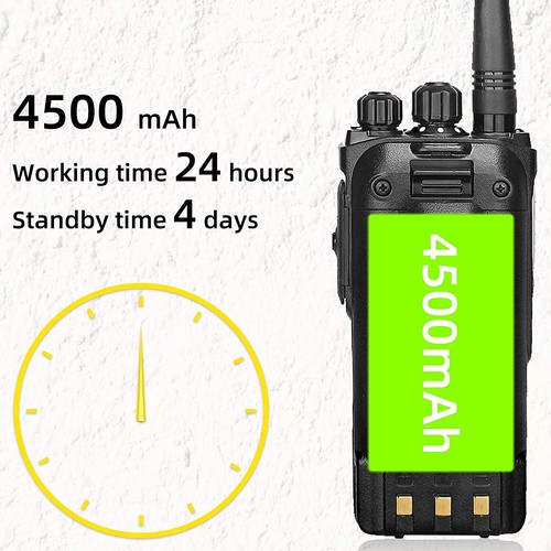 5-pak Long Range Retevis RB75 GMRS Walkie Talkie IP67 5W Dwukierunkowe radio i adapter - Zdjęcie 6 z 16