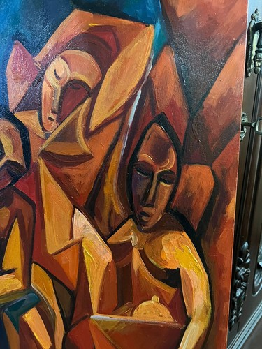 Pablo Picasso - Amazing Oil Canvas - Signed - Stamped - Picture 5 of 6