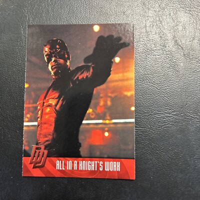 Jb2d Marvel Daredevil 2003 Topps #23 All In A Nights Work