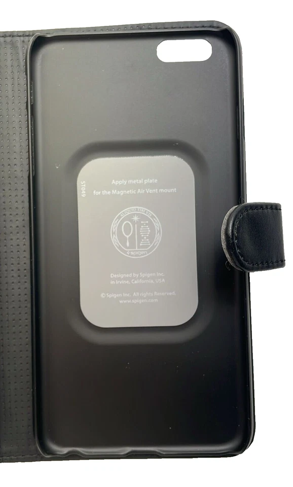 Funda Spigen Wallet S con Soporte para iPhone 6S Plus/iPhone 6 Plus, Negra Foto 4 de 4
