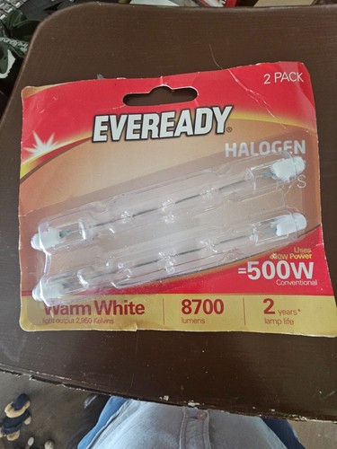 4 X Eveready Two Pack Halogen Warm White J118 R7S Bulbs - Picture 3 of 3