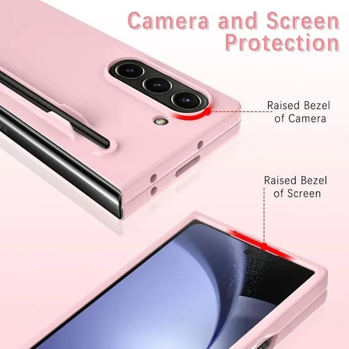 For Samsung Z Fold 4 5 6 Slim Matte PC Shockproof Phone Cases With S Pen - Picture 5 of 18