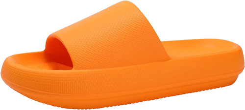 welltree Cloud Slides Slippers Thick Sandals 4.5-5.5 Women/3-4 Men New Orange | eBay