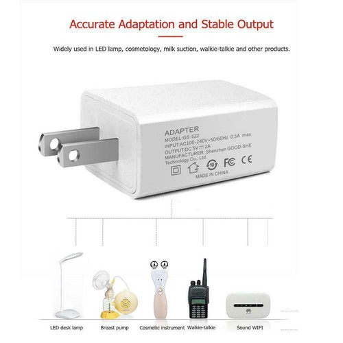 Wall Charger TRANYOO C01 Quick Charge QC 2.4A Universal Super Fast USB 18W - Picture 5 of 5