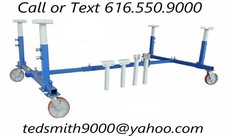 New Best Value Professional 3000 Lbs. Adjustable Auto Body Cart Dolly Stand New Best Value Professional 3000 Lbs. Adjustable Auto Body Cart Dolly Stand