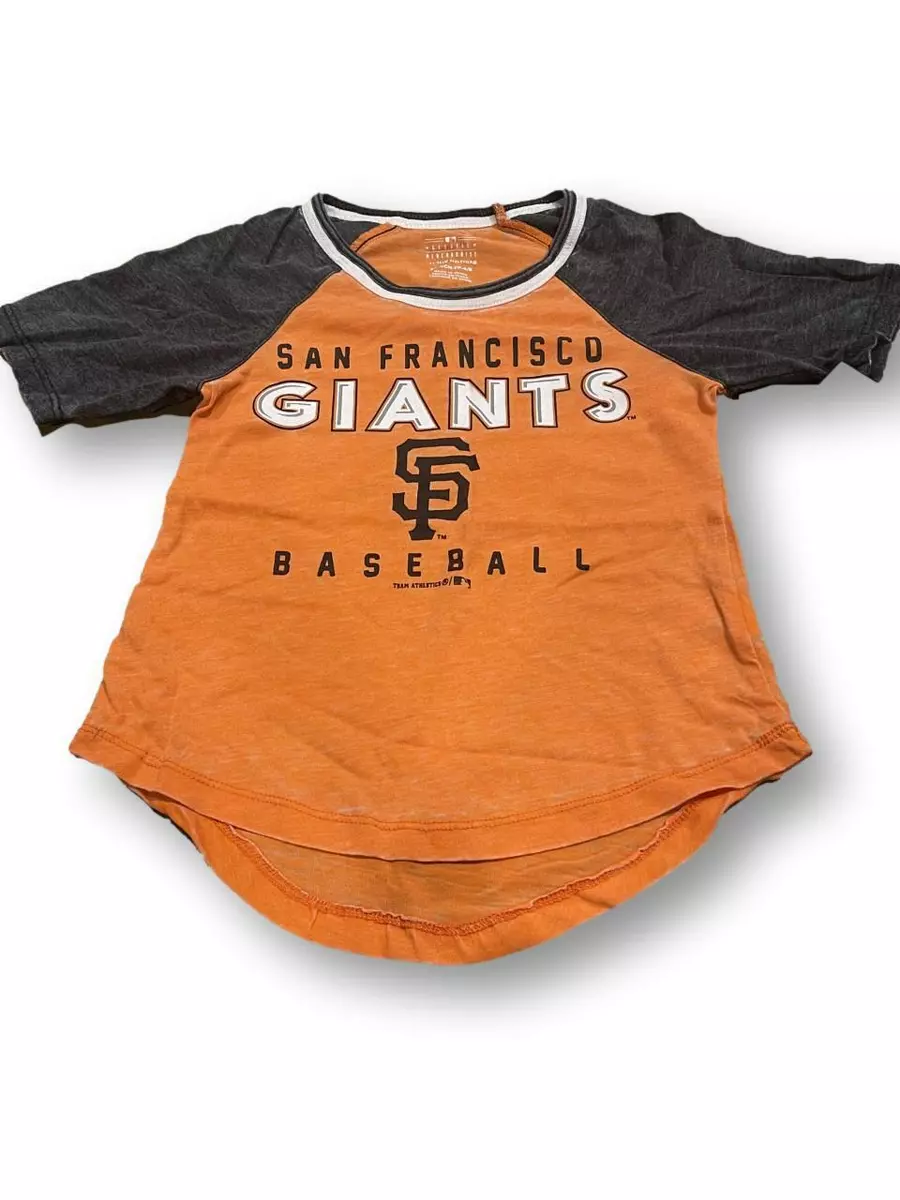 San Francisco Giants Baseball Kids T-shirt Size XS 4/5 Orange