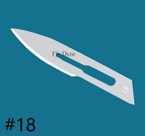 Cuchillas de bisturí estériles de acero al carbono cuchilla quirúrgica instrumentos médicos dentales - Imagen 22 de 31