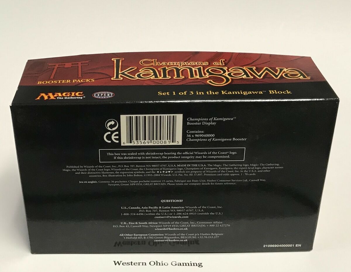 Magic the Gathering EMPTY Champions of Kamigawa Booster Box Magic the Gathering EMPTY Champions of Kamigawa Booster Box