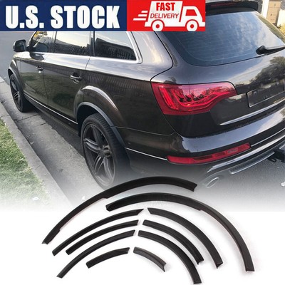 10pc Unpainted Black PU Wheel Arch Fender Flares – For Audi Q7 / RSQ7 2006-2015