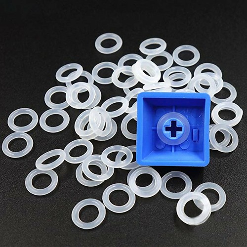 Keycap Rubber O-Ring Keyboard O Rings Switch Dampeners Cherry MX Key Stem 120 Pc - Picture 5 of 19