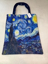 Van Gogh Art Tote Bag Arty Gift Present Shopper Starry Night Light Weight Vincen