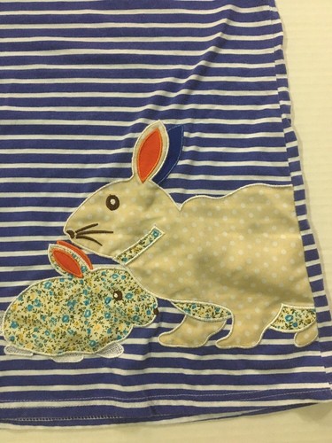 Vogue Fashion Easter Dress Size 6T 130 Boutique Bunny Beautiful - Picture 3 of 12