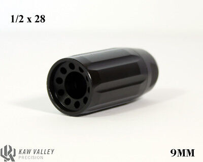 Kaw Valley Precision 9MM 1/2x28 Black Linear Comp | eBay Kaw Valley Precision 9MM 1/2x28 Black Linear Comp | eBay