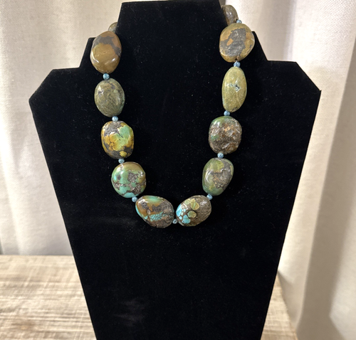 Genuine Stone Chunky Necklace