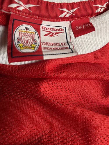 Vintage Original Official Liverpool FC Home Shirt 1998 Size 34-36 Reebok VGC - Bild 7 von 7