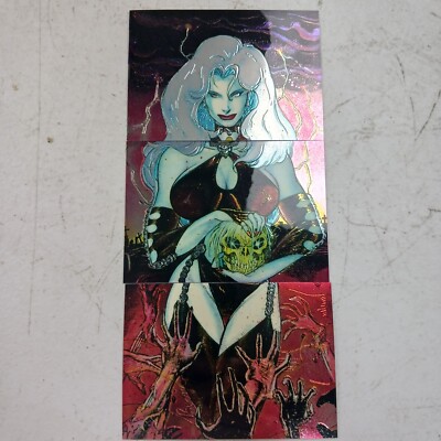 Lady Death Comic Trading Cards Lot Chromium Chaos Cryptic Chrome Pray 1994