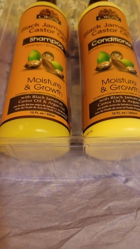 Juego de cuidado del cabello con aceite de ricino jamaicano negro - marca OKAY - humedad y crecimiento - Imagen 7 de 7