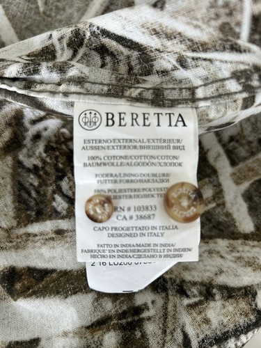 Beretta Camo Shirt L Vented Right Hand Shooting Hunting ShortSleeve Tactical cap - Picture 17 of 24