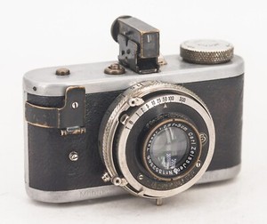 Appareil Photo Ancien Mentor 9x12cm + Objectif Carl Zeiss Tessar (Pour Pièces)