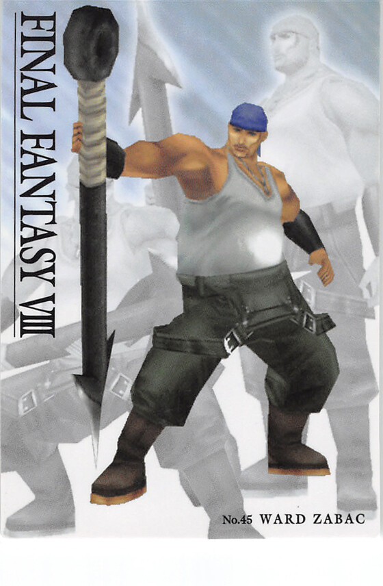 Final Fantasy 8 VIII Trading Card Carddass Masters Visual 45 Ward