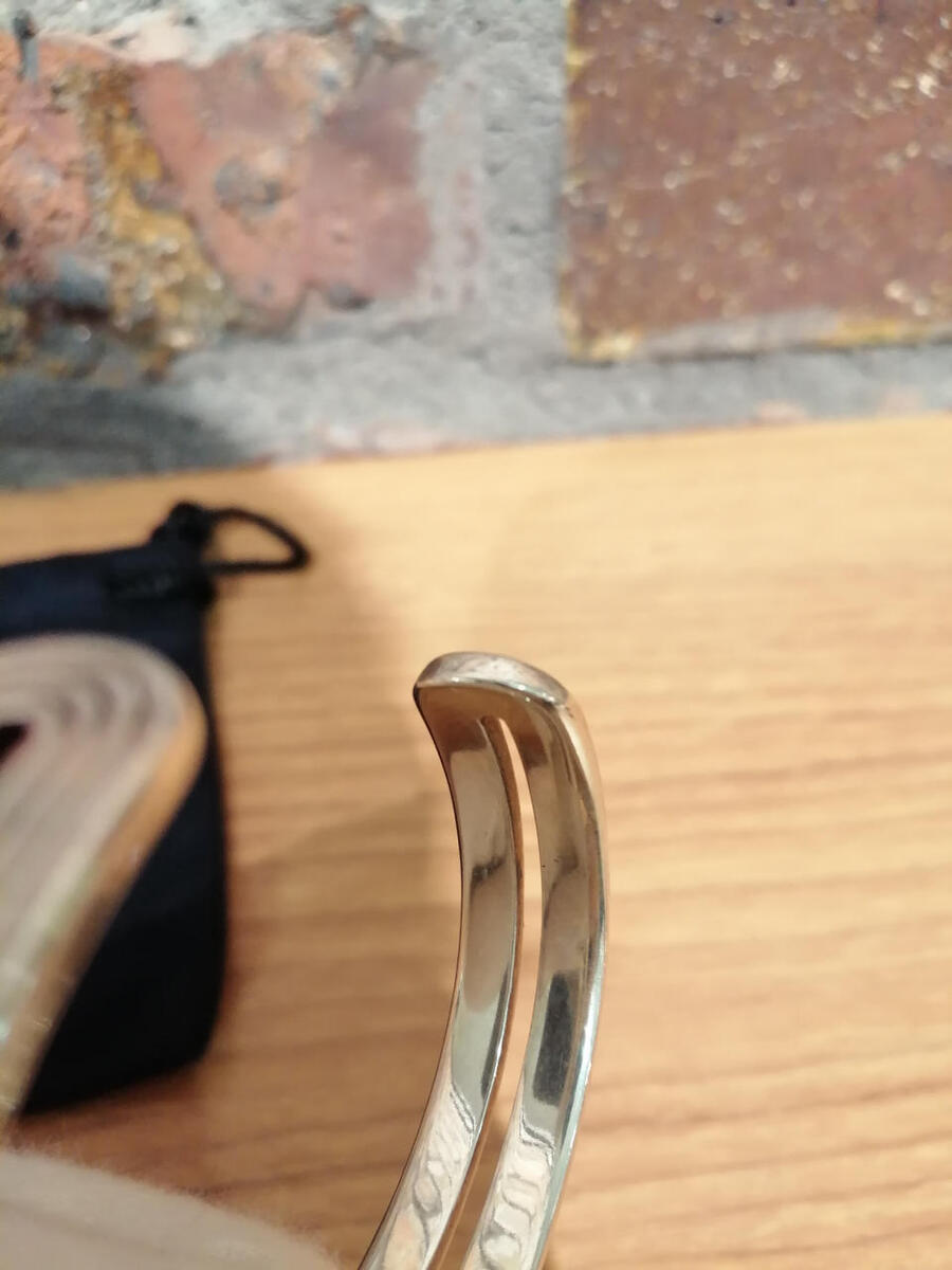 PHILIPPE AUDIBERT PARIS Metal Silver Tone Metal Cuff PHILIPPE AUDIBERT PARIS Metal Silver Tone Metal Cuff