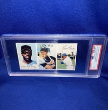 1970 Ernie Banks Willie McCovey PSA 7 POP1 0^ MLB Photostamps Card Rare vs Topps