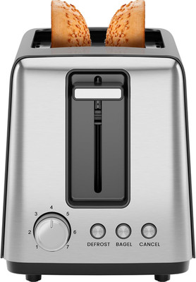 Chefman 2 Slice Toaster, 7 Shade Settings, Removable Crumb Tray, Thick Bread and