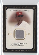 2008 Upper Deck Masterpieces Captured on Canvas Chris Duncan #CC-CD 0eq8