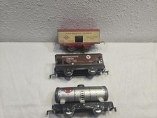 2 Marx Tin Train Cars Overland Flyer Car