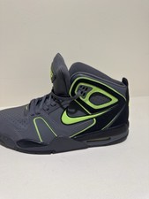 Nike Air Flight Falcon Dark Grey Voltage High Top Lace Up Leather 397204-030