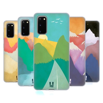 HEAD CASE DESIGNS COLOURFUL MOUNTAINS SOFT GEL CASE FOR SAMSUNG PHONES 1