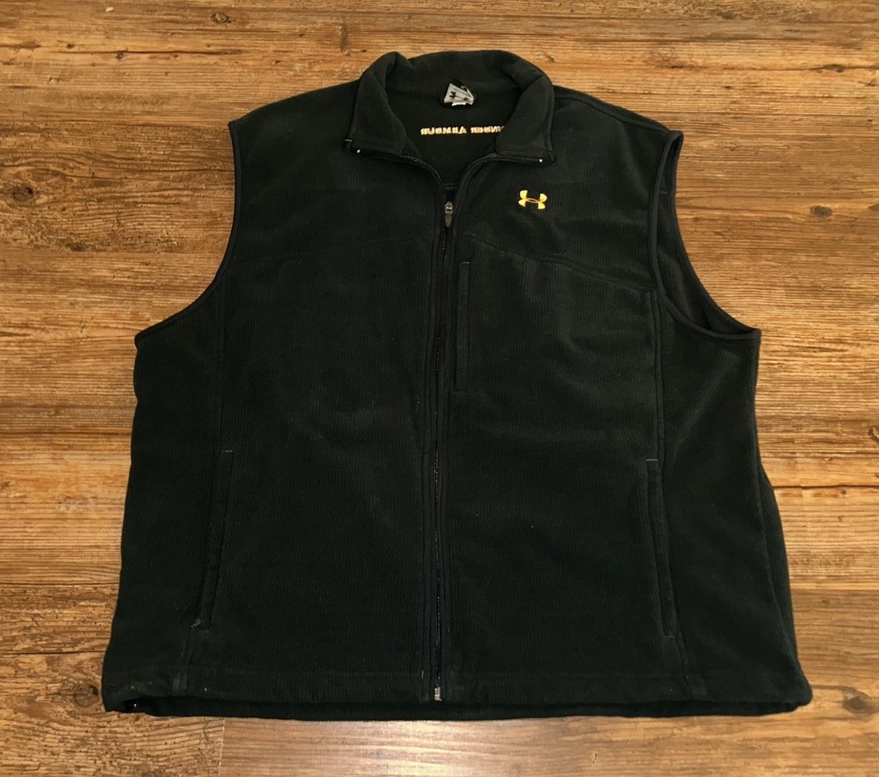 Under Armour Vest Mens XL Green Storm Full Zip