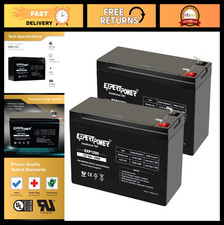 12V 9AH SLA AGM Rechargeable Battery Backup - 2 Pack for UPS, Solar,  Security