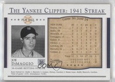 2003 Upper Deck Play Ball The Yankee Clipper: 1941 Streak Joe DiMaggio HOF 0d08