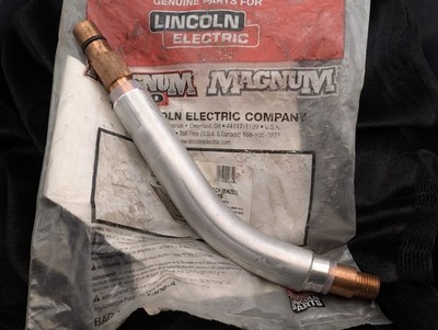 Lincoln Electric KP3355-45 Magnum PRO 45 Deg Thru-Arm Gooseneck Binzel OEM New
