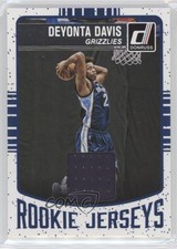 2016-17 Panini Donruss Rookie Jerseys Deyonta Davis #92 0a1
