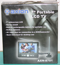 Axion AXN-8701 7" LCD Television/ Portable Rechargeable Tv